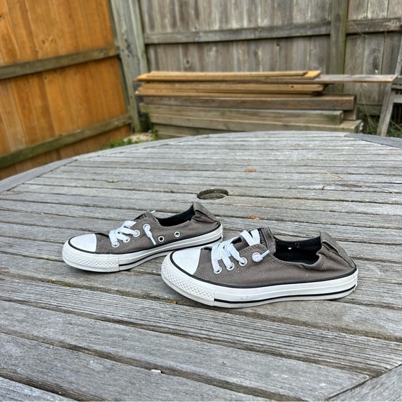 Converse Chuck Taylor Shoreline Shoes‎ Women's 5 grey Slip On Sneaker Low Top - Picture 4 of 8